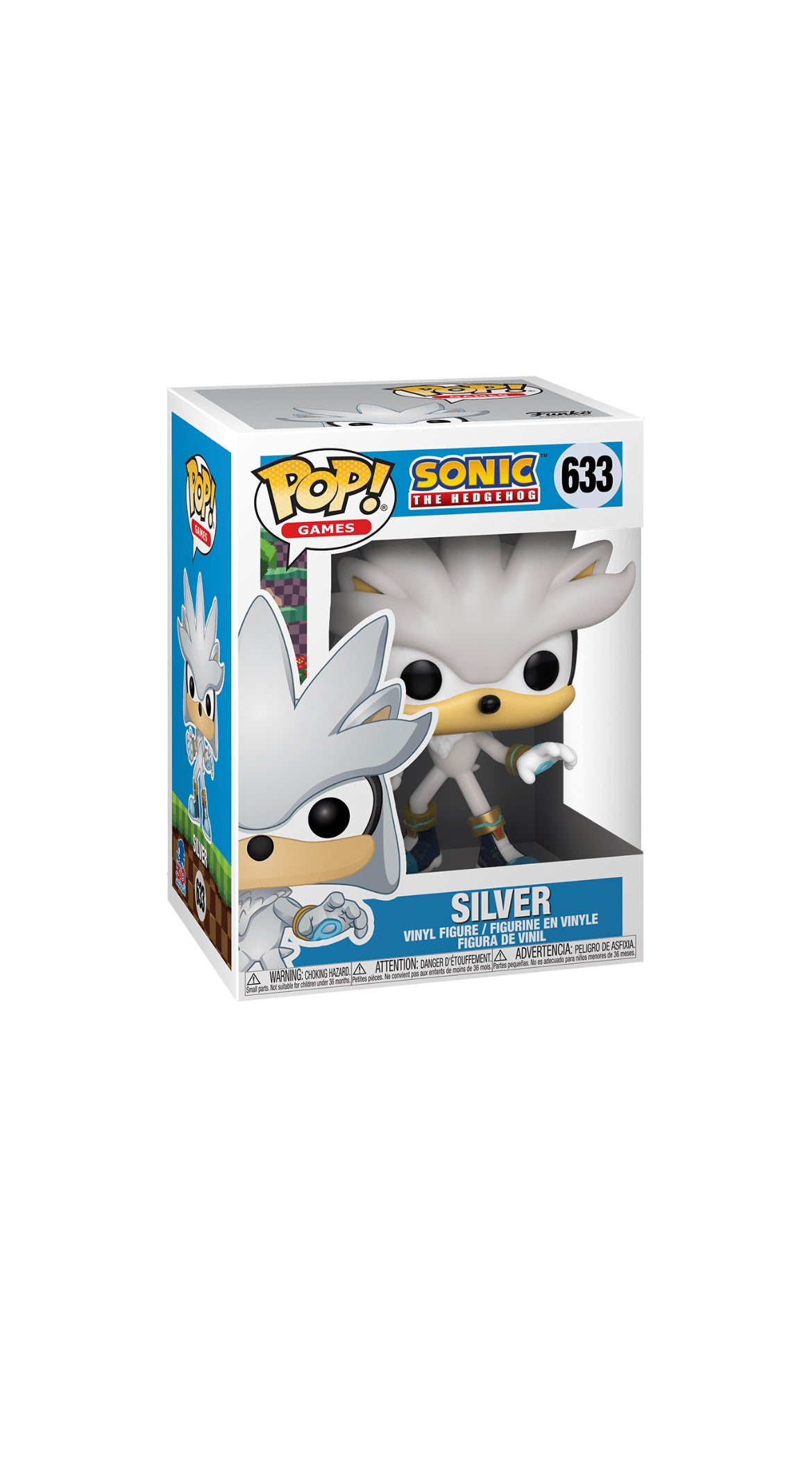 Sonic The Hedgehog Signed Funko selling Pop Figure Silver Bryce Papenbrook JSA COA New