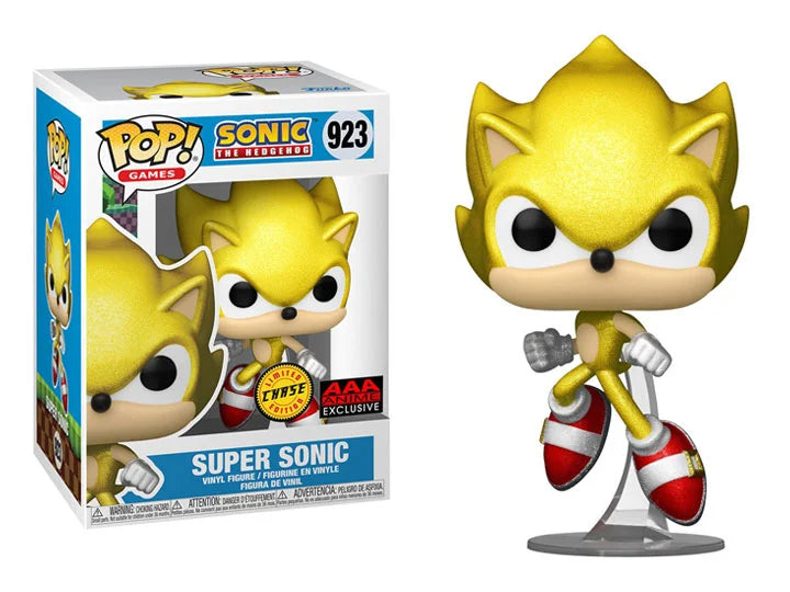 Pop! Games: Sonic the Hedgehog - Super Sonic AAA Anime Exclusive (Chase)