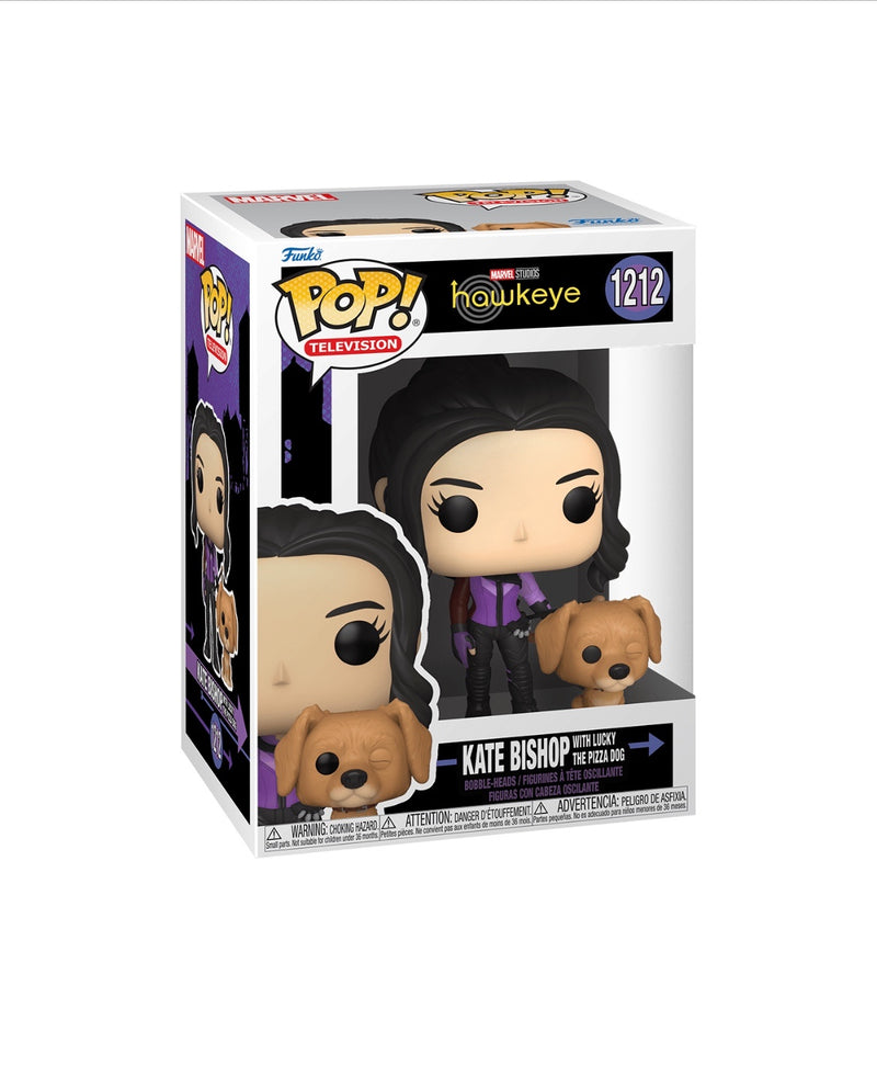 Funko Pop! Hawkeye Kate Bishop With Lucky The Pizza Dog